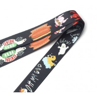 Lanyard Serie Friends - Cinta Colgante Portacredencial