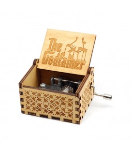 Caja Musical El Padrino Box Wood Music Cajita
