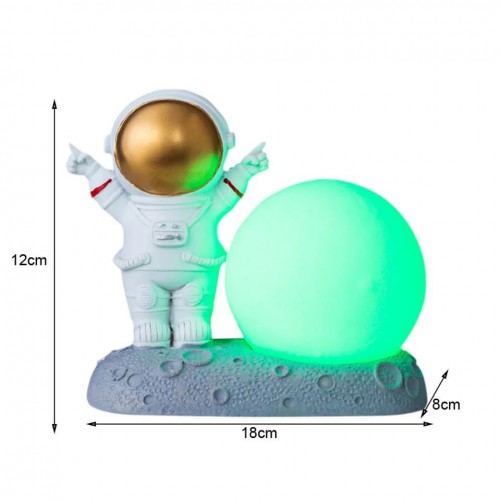 Lámpara de luna con pilas de 8CM