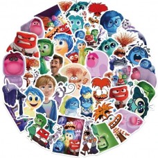 Set 50 Stickers Intensamente Emociones Felicidad Decorativo