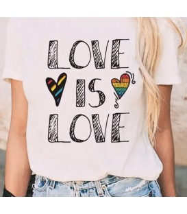 Polera LGTB Love is Love 